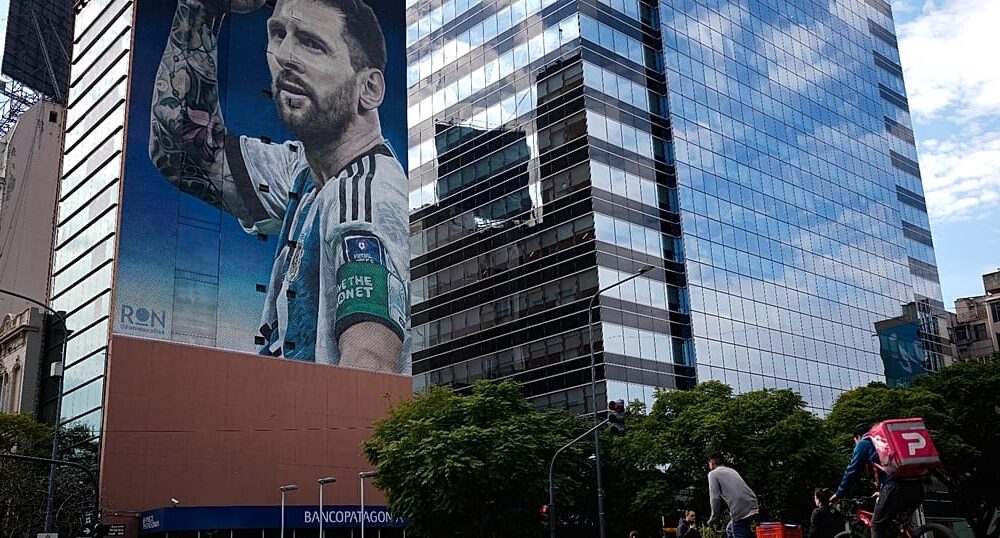 Lionel Messi during his time with Argentina