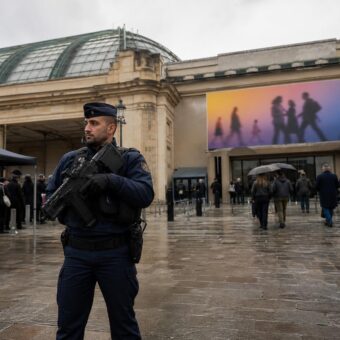 Art Basel Paris Continues Under Heightened Security Amid Protests