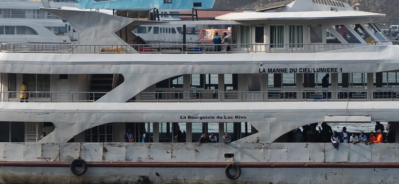 Rescue efforts after a passenger boat capsized on Lake Tanganyika near Mapera in the Democratic Republic of the Congo