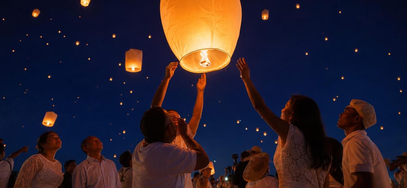 Bagan Holds First Official Sky Lantern Festival