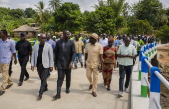 Bio Commissions Manowa Bridge to Link Communities in Eastern Sierra Leone