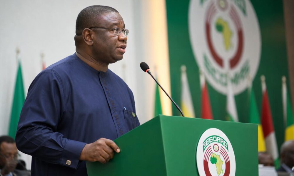 Bio Addresses ECOWAS Headquarters Commissioning in Abuja