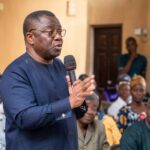 Bio Highlights Government Gains at Makeni Town Hall