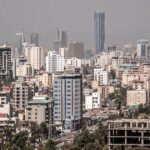 Addis Ababa skyline amid reports of blasts and widening conflict in northern Ethiopia