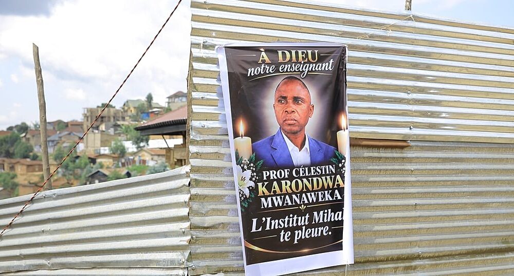 Mourners gather in Butembo to pay tribute to Marie-Célestin Karondwa