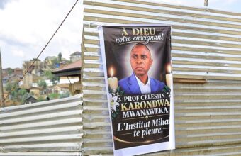 Mourners gather in Butembo to pay tribute to Marie-Célestin Karondwa