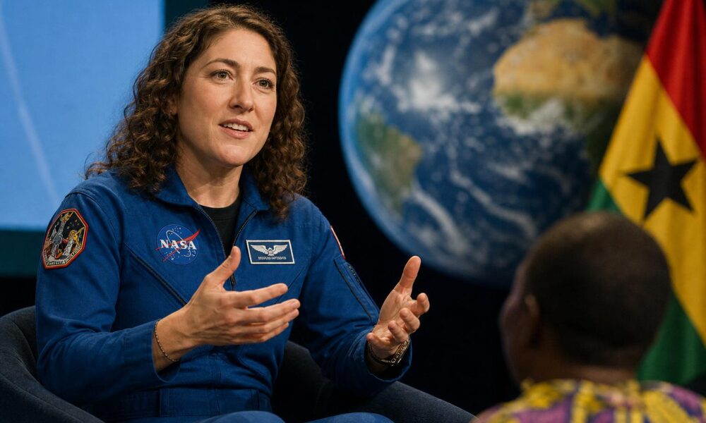 Christina Koch Links Space Exploration to Cooperation and Lessons from Ghana