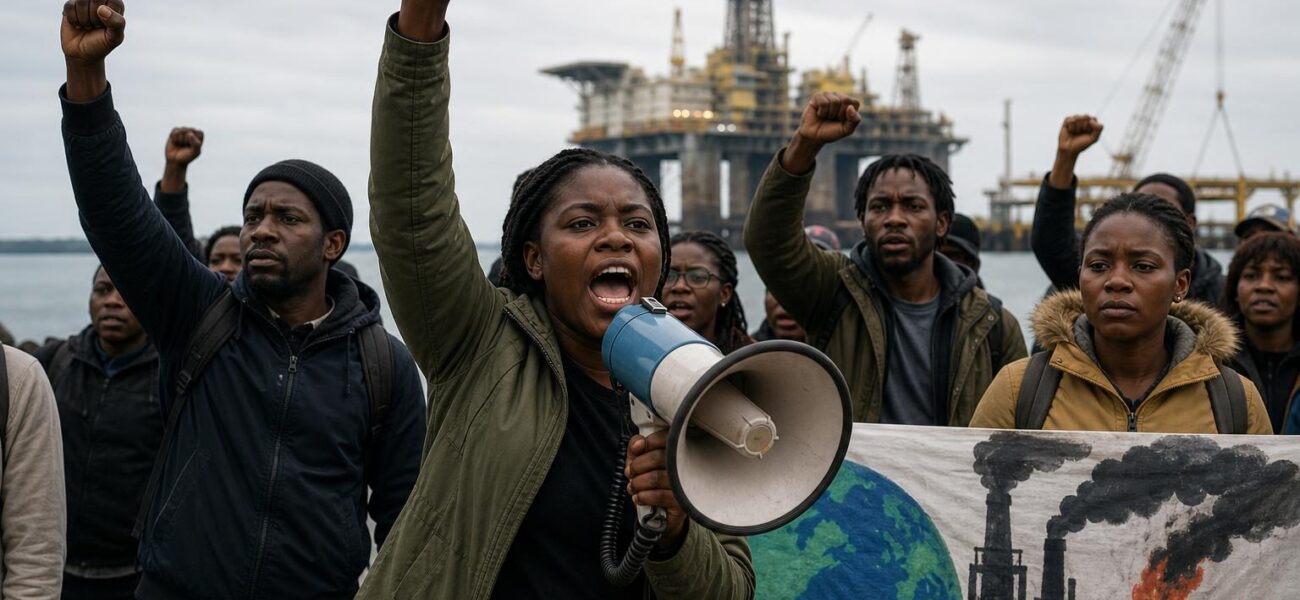 Climate activists protest African Energy Week over new oil and gas plans