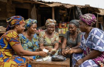 Collective Savings Help Mobaye Women Finance Businesses and Family Needs