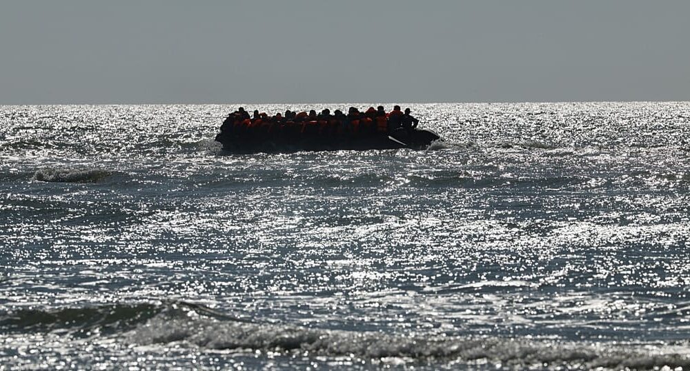 The English Channel, where a migrant boat sank in November 2021
