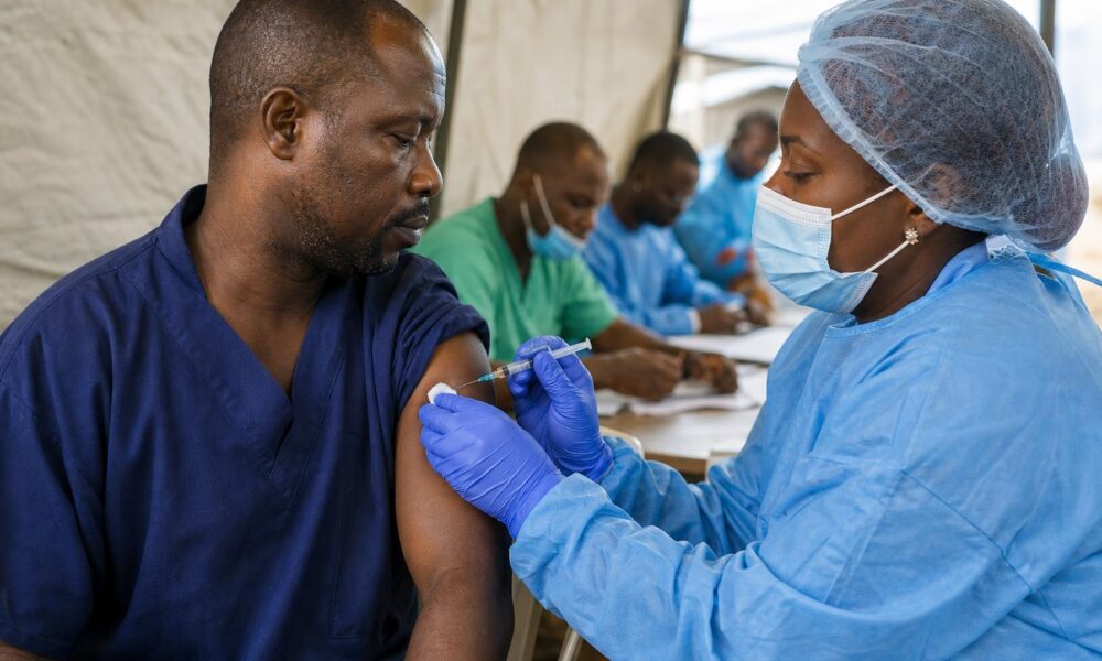 Frontline Workers Receive Ervebo Vaccine as Ebola Outbreak Intensifies in DR Congo