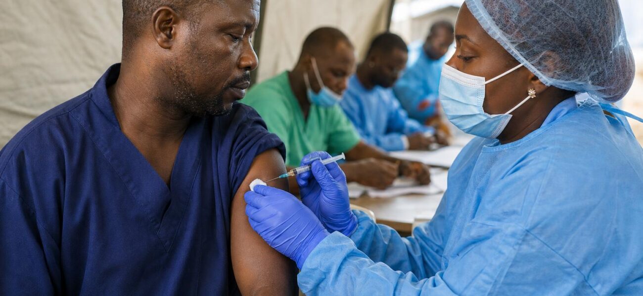 Frontline Workers Receive Ervebo Vaccine as Ebola Outbreak Intensifies in DR Congo