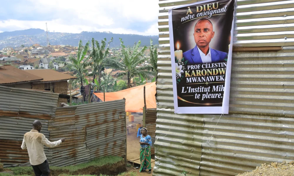 Funeral held in Butembo for DRC politician Marie-Celestin Karondwa