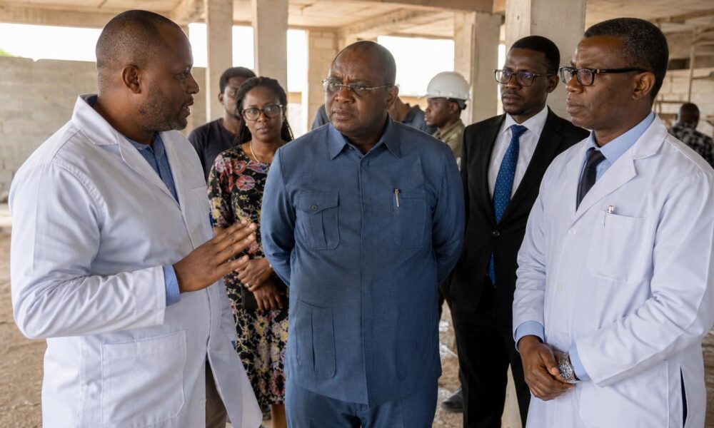 Health Minister Inspects Medical Training Projects in Freetown