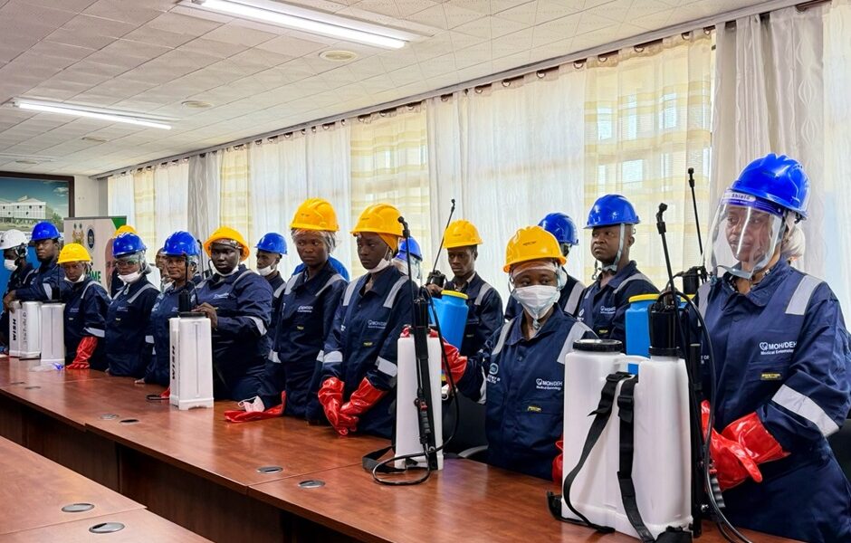 Fumigation and infection-control exercise at a government hospital