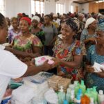 New Life Ministries Gives Free Items to More Than 300 Women at Freetown Conference
