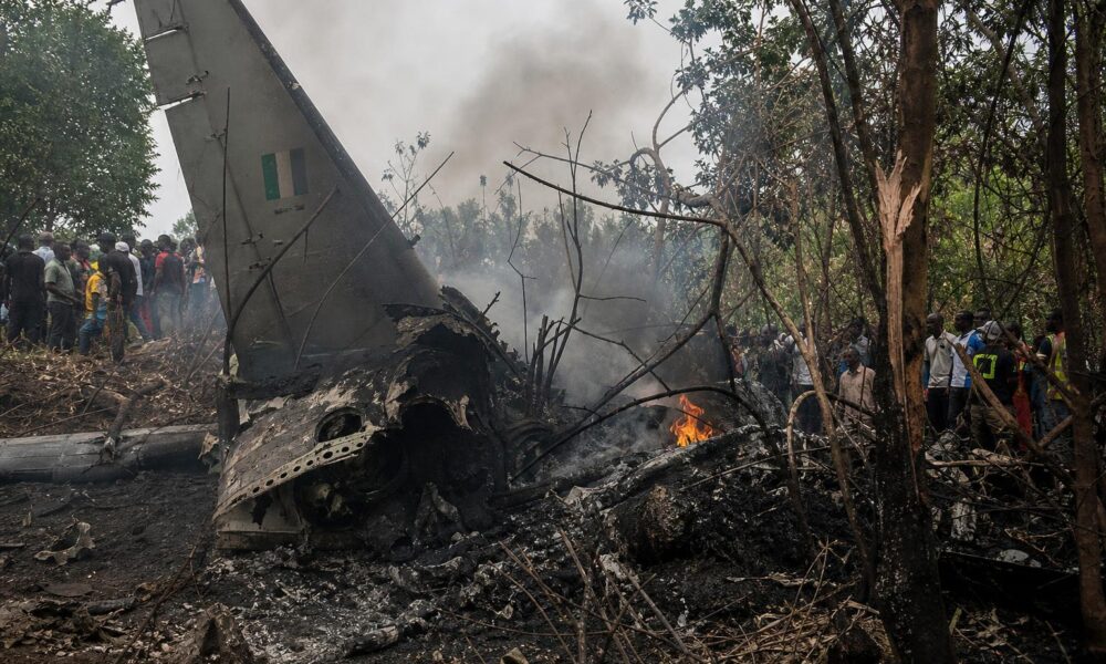 Nigerian Military Aircraft Crashes in Ondo State With 32 Aboard