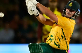 Lhuan-dre Pretorius batting for the Titans during his record-breaking unbeaten 188 in Bloemfontein