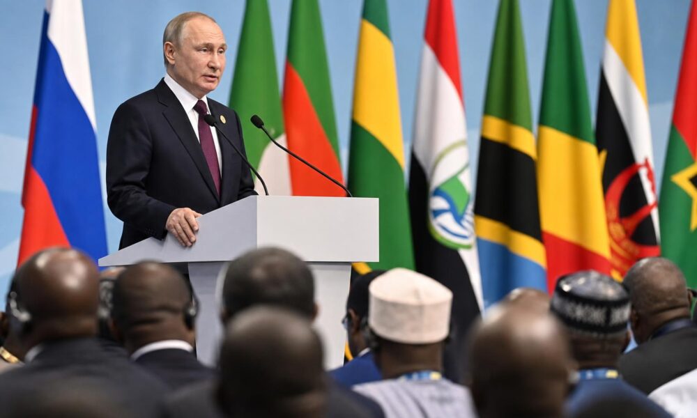 Putin Presents Russia as Alternative Partner at Russia-Africa Summit