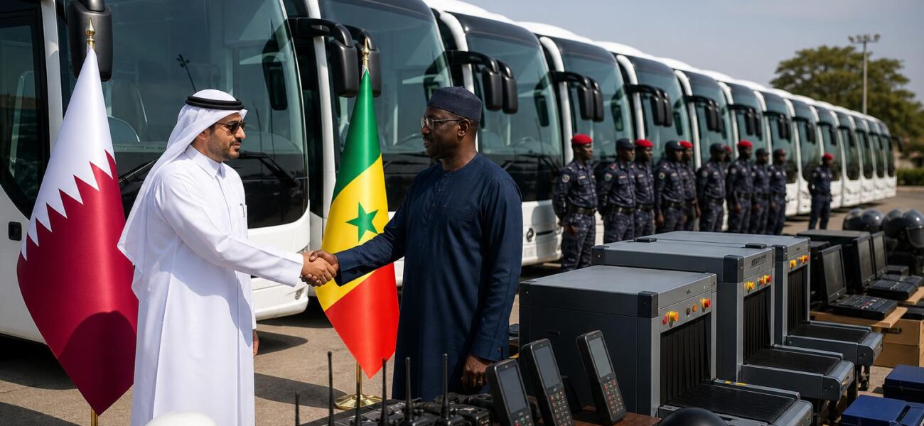 Qatar Sends 15 Buses and Security Equipment to Senegal Ahead of Dakar 2026