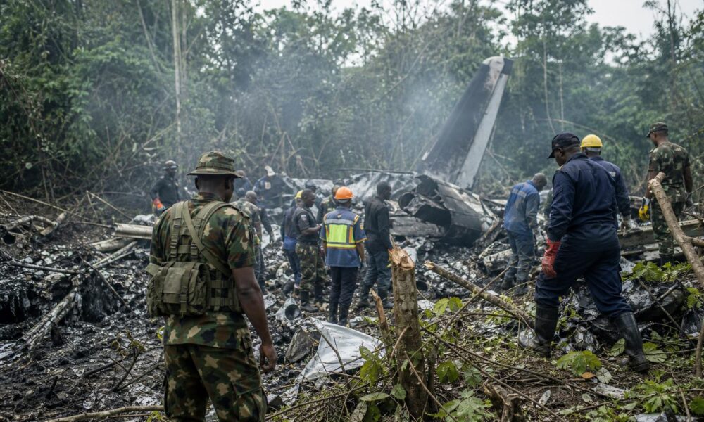 Recovery Effort Continues After Fatal Military Aircraft Crash in Ondo