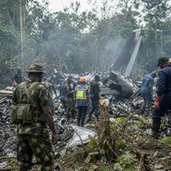 Recovery Effort Continues After Fatal Military Aircraft Crash in Ondo