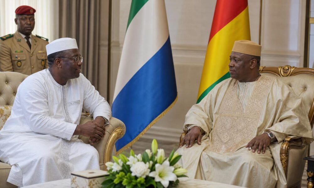 Sierra Leone Speaker Meets Guinea President to Advance Parliamentary Cooperation