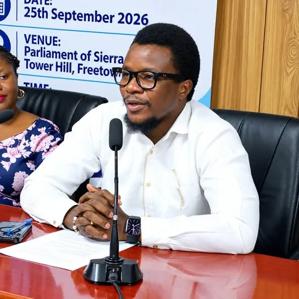 Sierra Leone journalists and Parliamentary Press Gallery members at a meeting