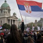 Students rally in Belgrade ahead of Serbia’s snap parliamentary elections