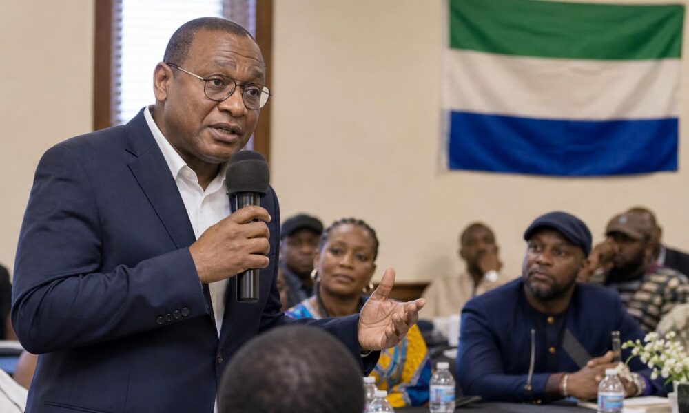 Swaray Calls for Stronger Diaspora Partnership at Maryland Town Hall