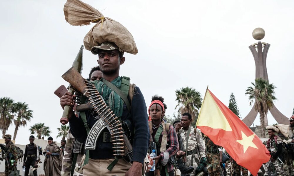 Tigray region in Ethiopia amid renewed fighting between government-aligned forces and the Tigray People's Liberation Front