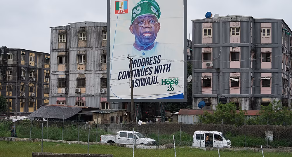 Nigeria President Bola Tinubu addressing the country ahead of the 2027 election