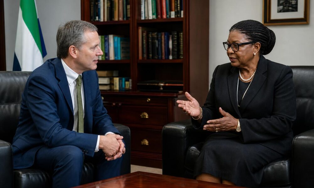 UK Envoy and Chief Justice Discuss Sierra Leone Judiciary Reforms