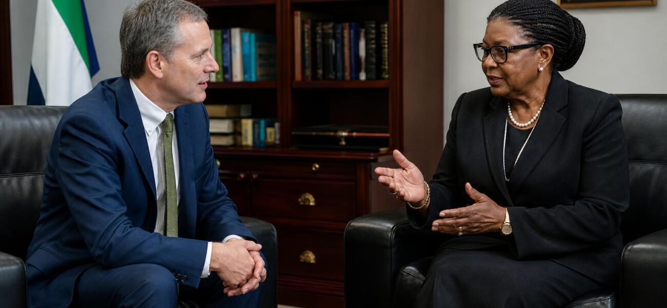 UK Envoy and Chief Justice Discuss Sierra Leone Judiciary Reforms