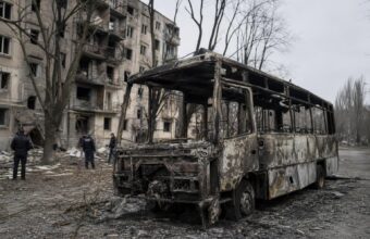 Ukraine Reports 30 Dead in Eastern Strikes as Bus Attack Halts Public Transport