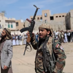 A view of Taiz governorate in Yemen amid reported fighting between Houthi and government forces